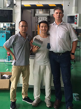 德國客戶來廠驗收